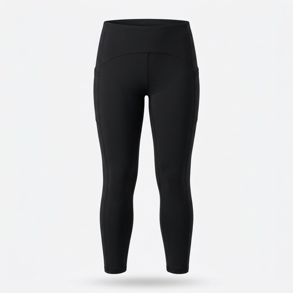 Zella Women's Live In High Waist Pocket 7/8 Leggings Black XXL Sporty Athleisure